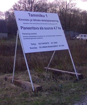 detaiplaneeringu plakat