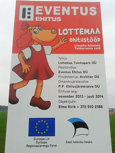 Lotte infotahvel ehitusele