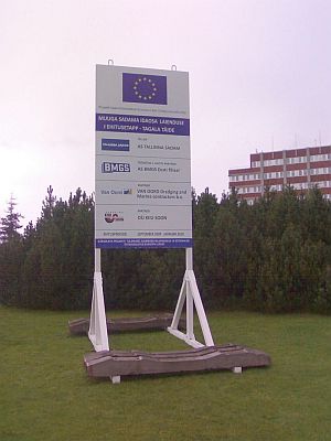 Euroopa Liidu toetusega infotahvel