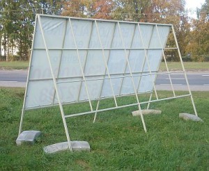 Reklaami raam rendile 4 x 2 m